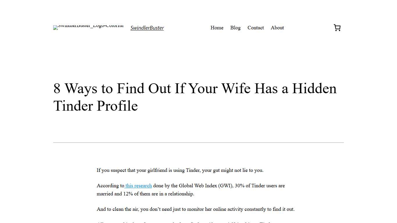 8 Ways to Find Out If Your Wife Has a Hidden Tinder Profile - SwindlerBuster